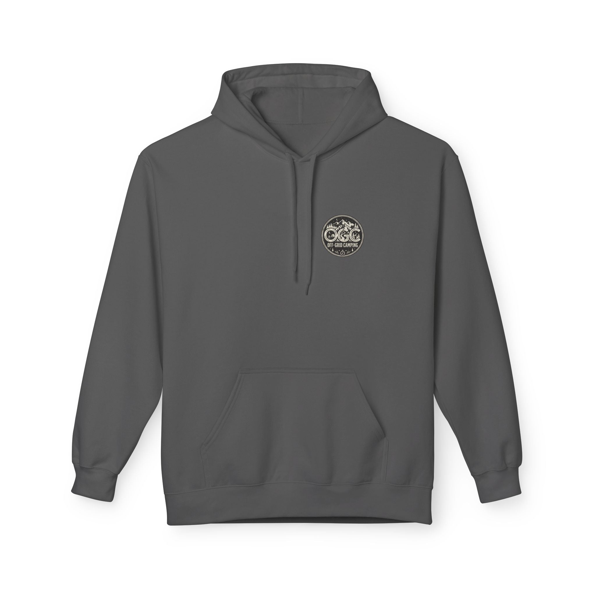Off-Grid Camping Hoodie — Adventure Patch Pullover
