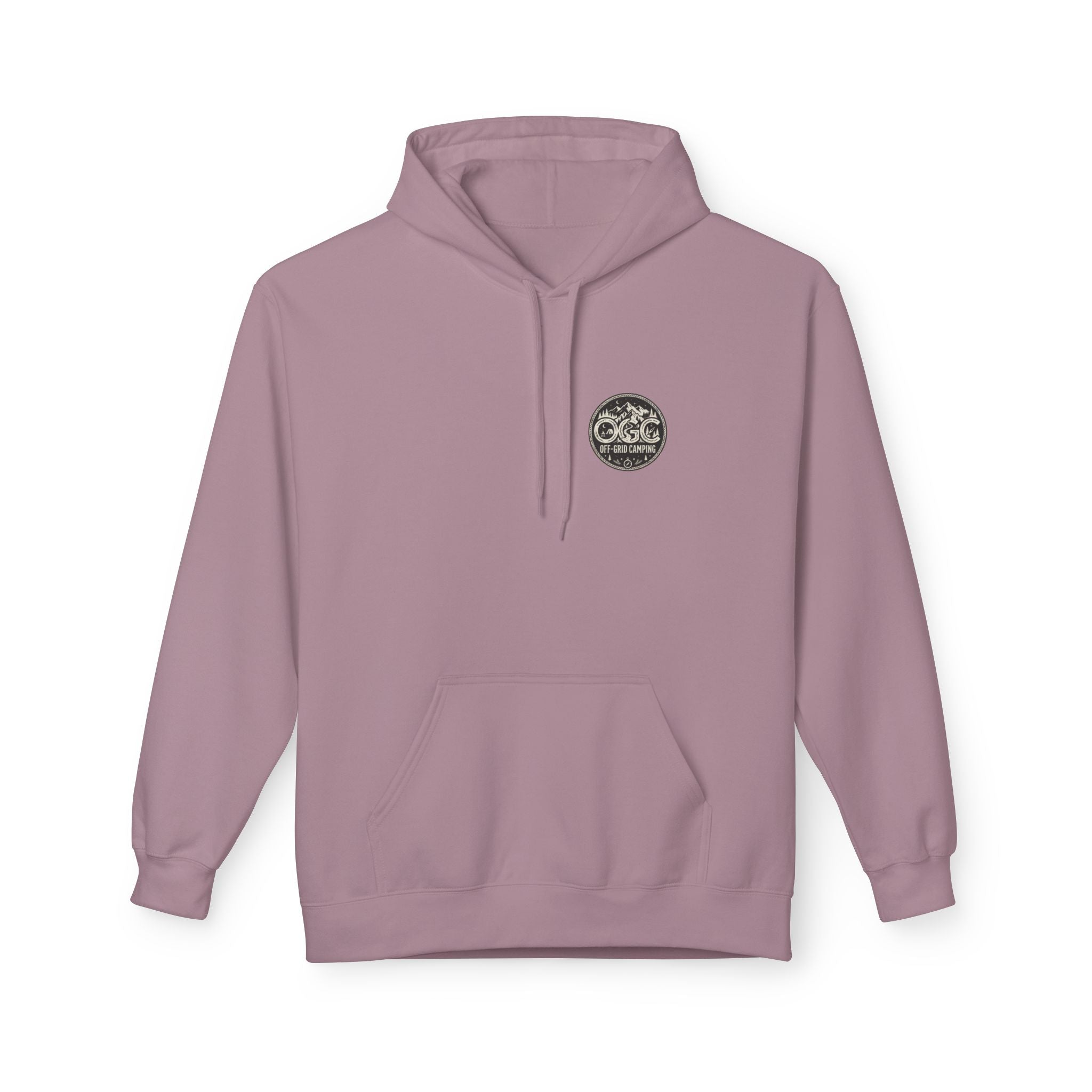 Off-Grid Camping Hoodie — Adventure Patch Pullover