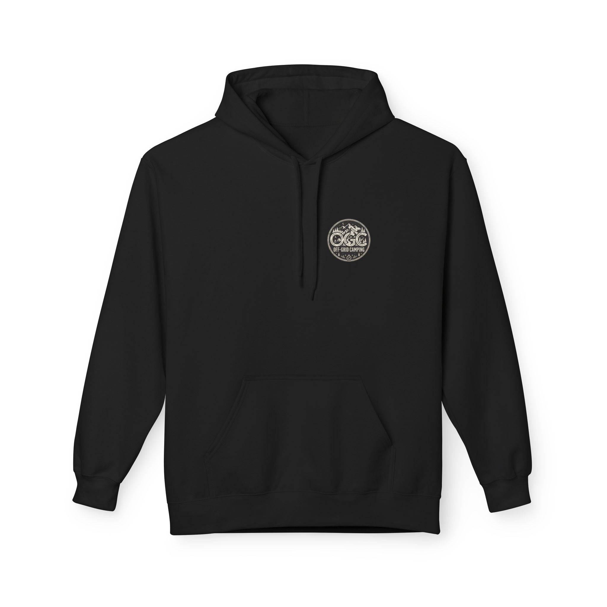 Off-Grid Camping Hoodie — Adventure Patch Pullover