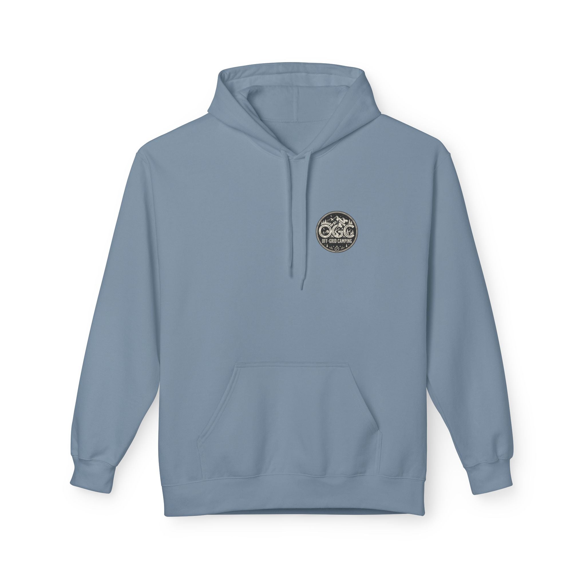 Off-Grid Camping Hoodie — Adventure Patch Pullover
