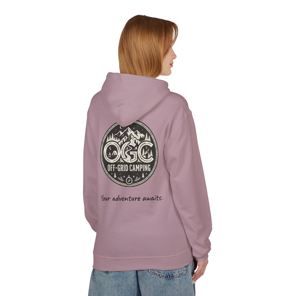 Off-Grid Camping Hoodie — Adventure Patch Pullover