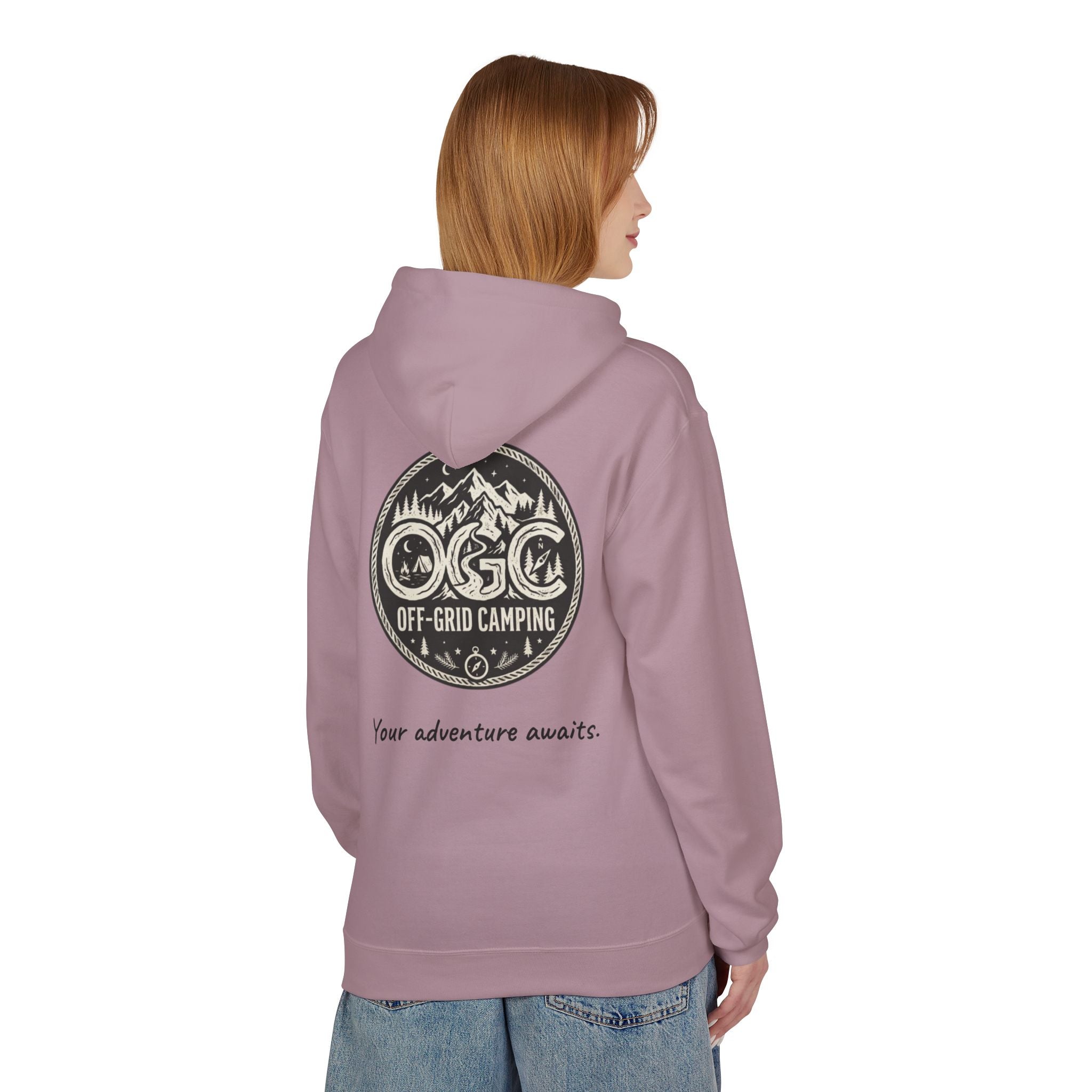 Off-Grid Camping Hoodie — Adventure Patch Pullover