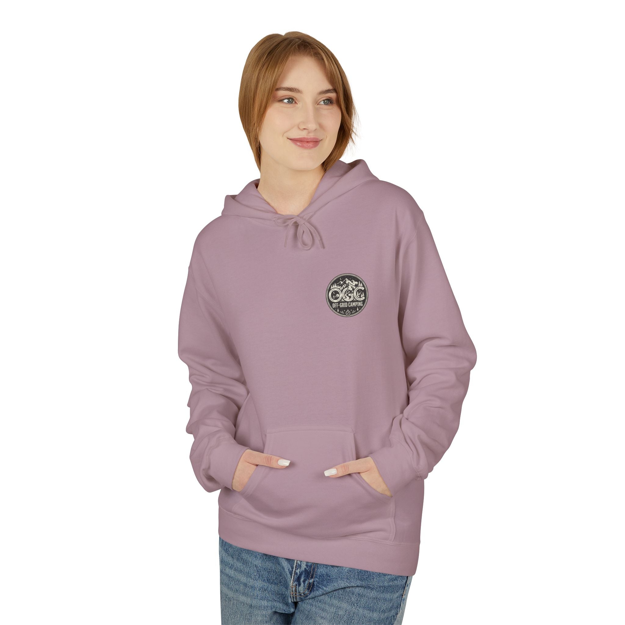 Off-Grid Camping Hoodie — Adventure Patch Pullover