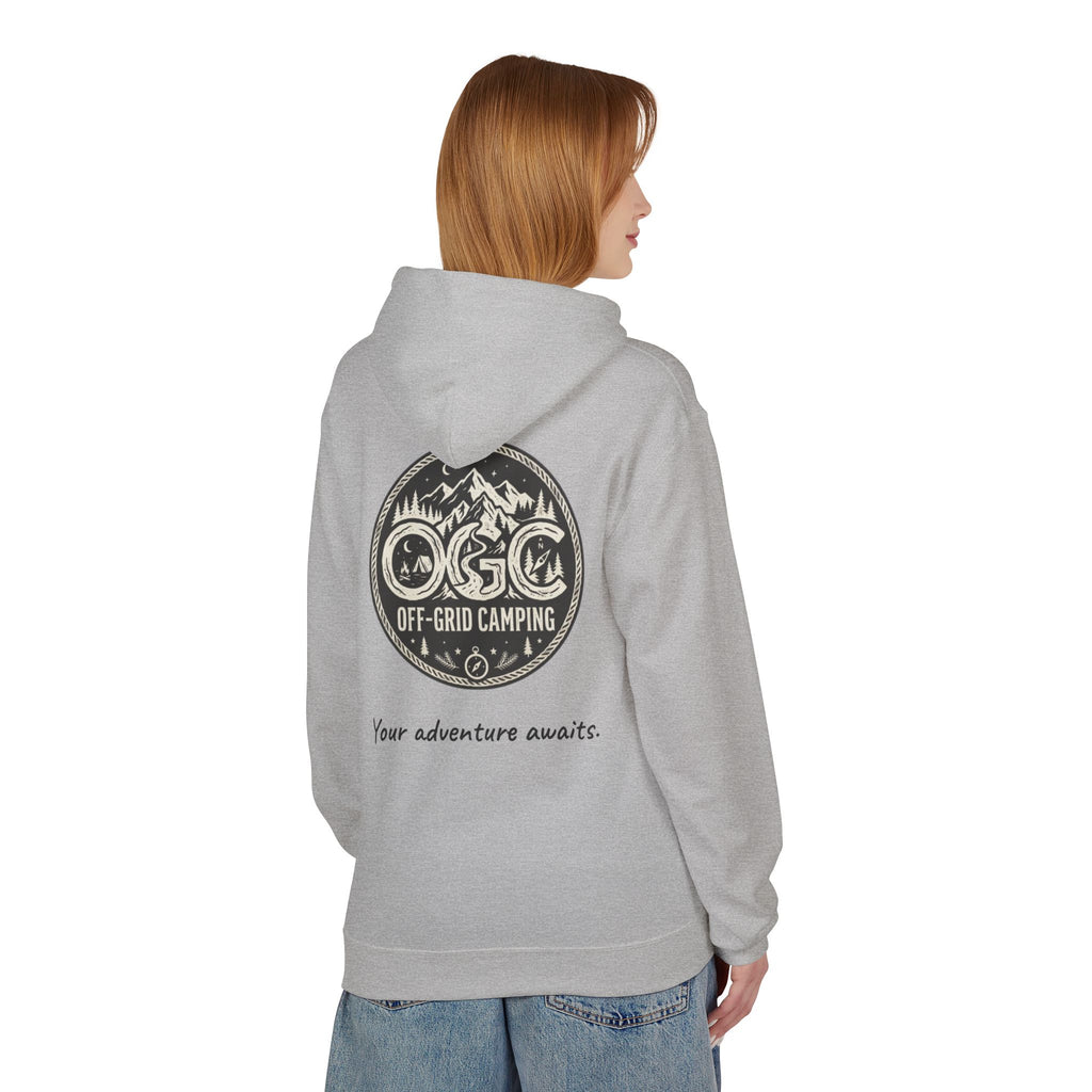 Off-Grid Camping Hoodie — Adventure Patch Pullover