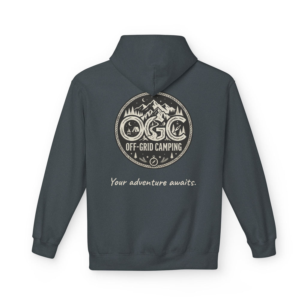 Off-Grid Camping Hoodie — Adventure Patch Pullover