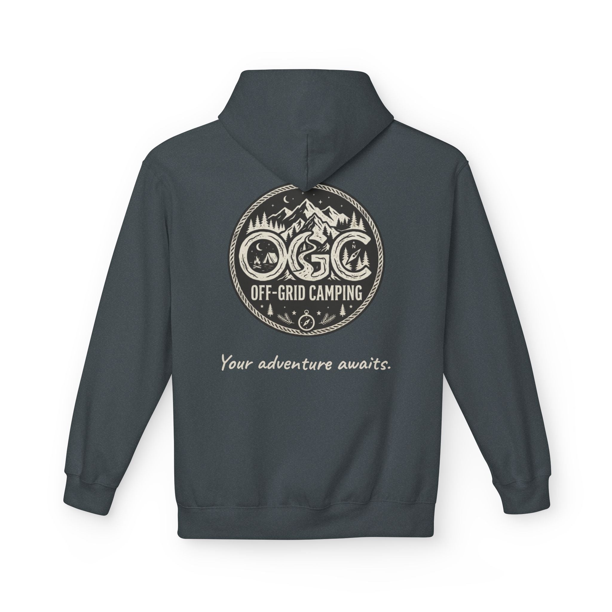 Off-Grid Camping Hoodie — Adventure Patch Pullover