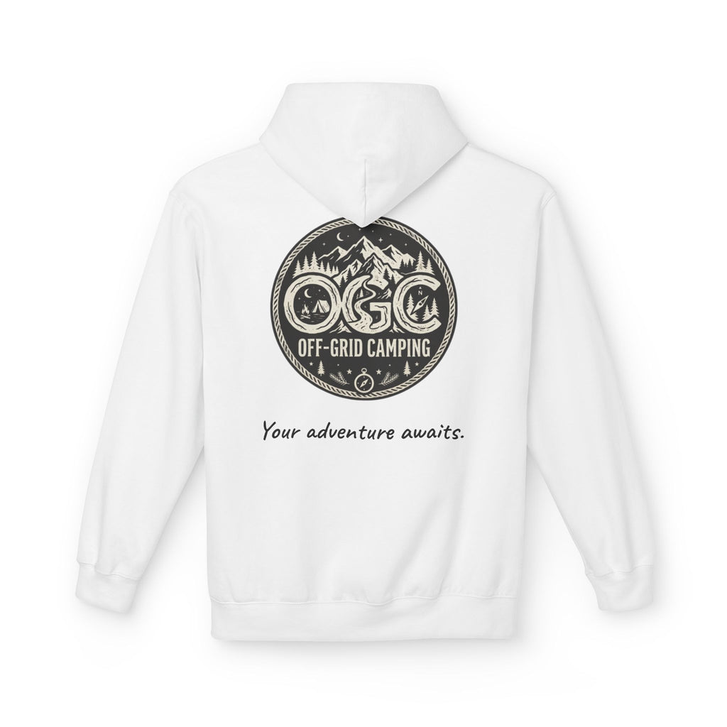 Off-Grid Camping Hoodie — Adventure Patch Pullover