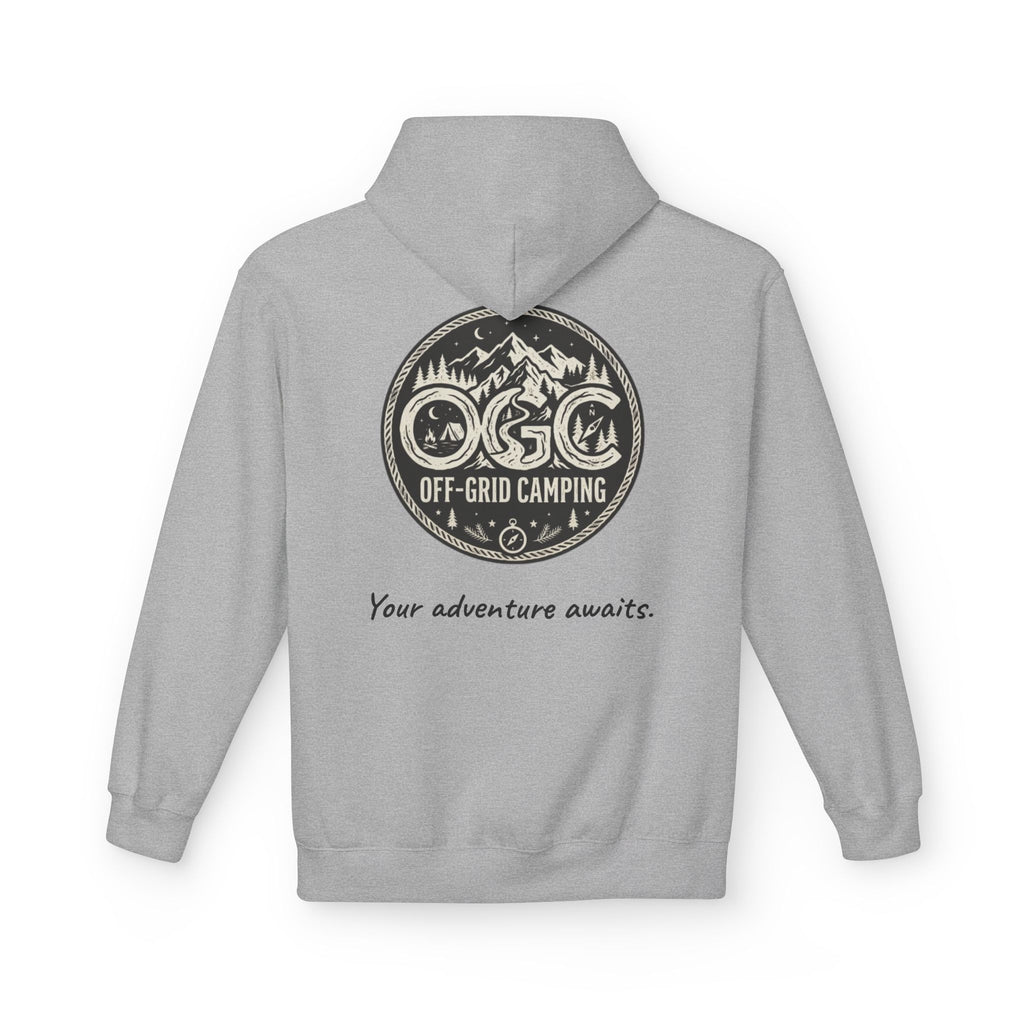 Off-Grid Camping Hoodie — Adventure Patch Pullover