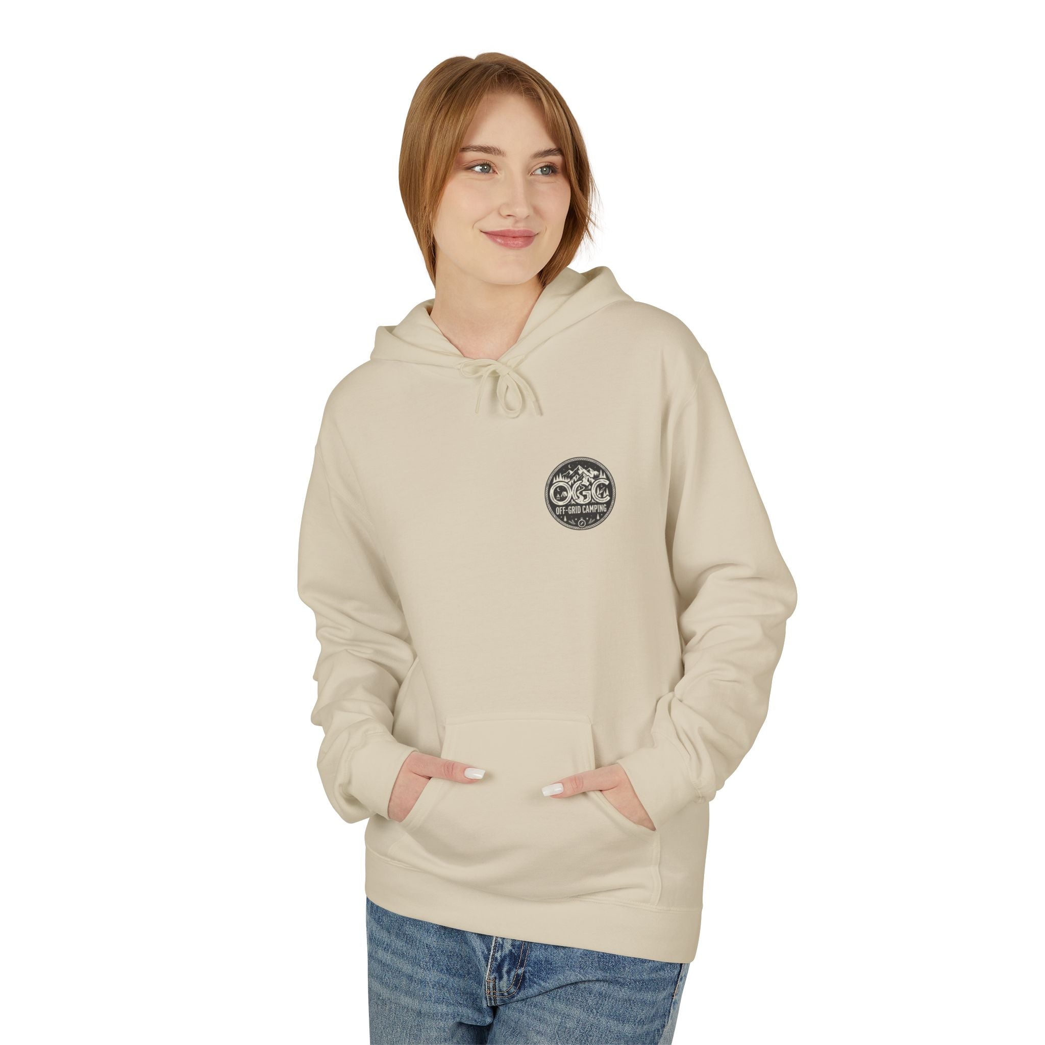 Off-Grid Camping Hoodie — Adventure Patch Pullover