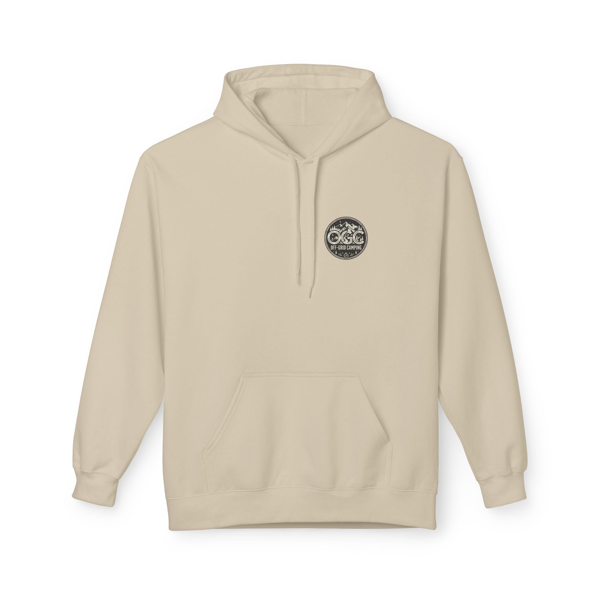 Off-Grid Camping Hoodie — Adventure Patch Pullover