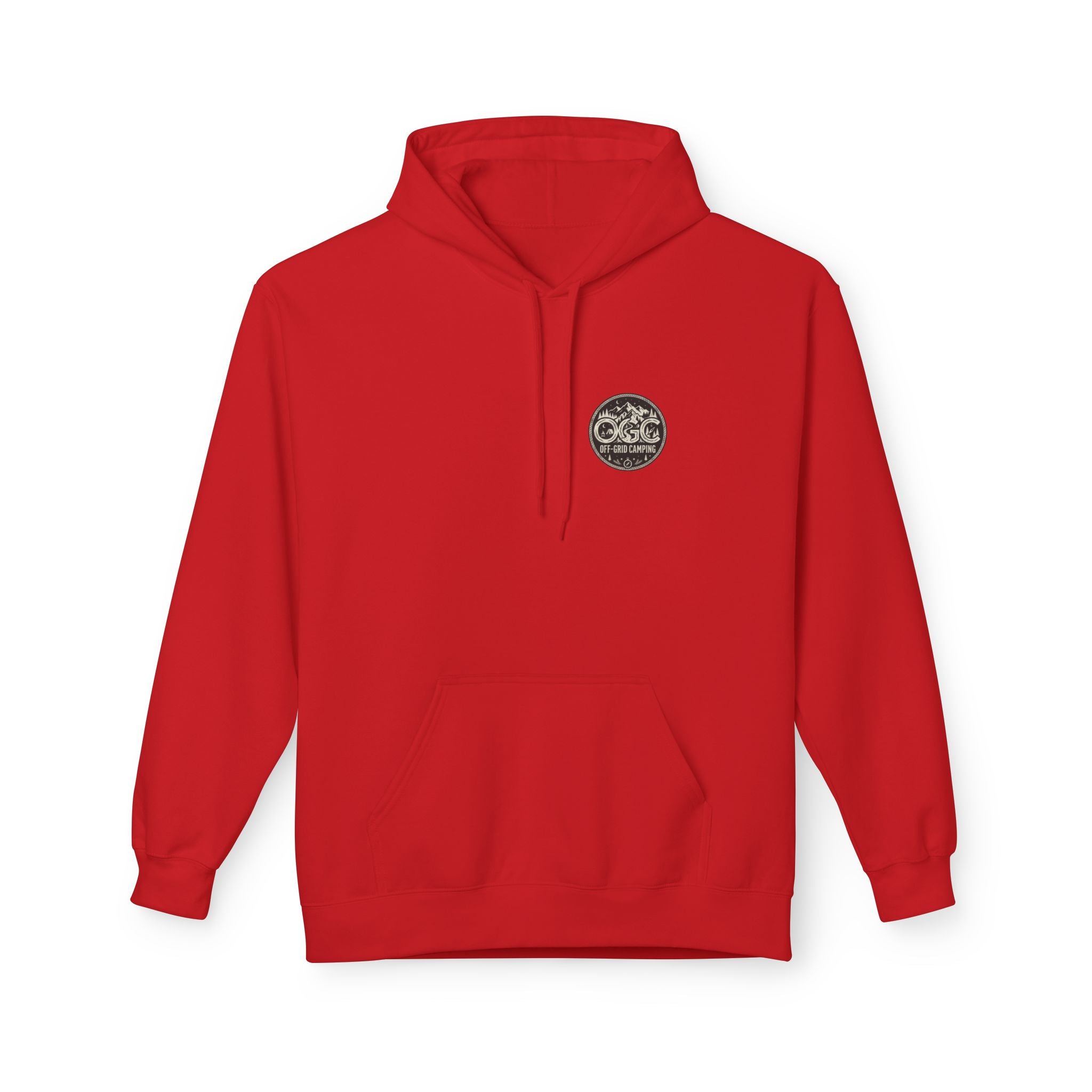 Off-Grid Camping Hoodie — Adventure Patch Pullover