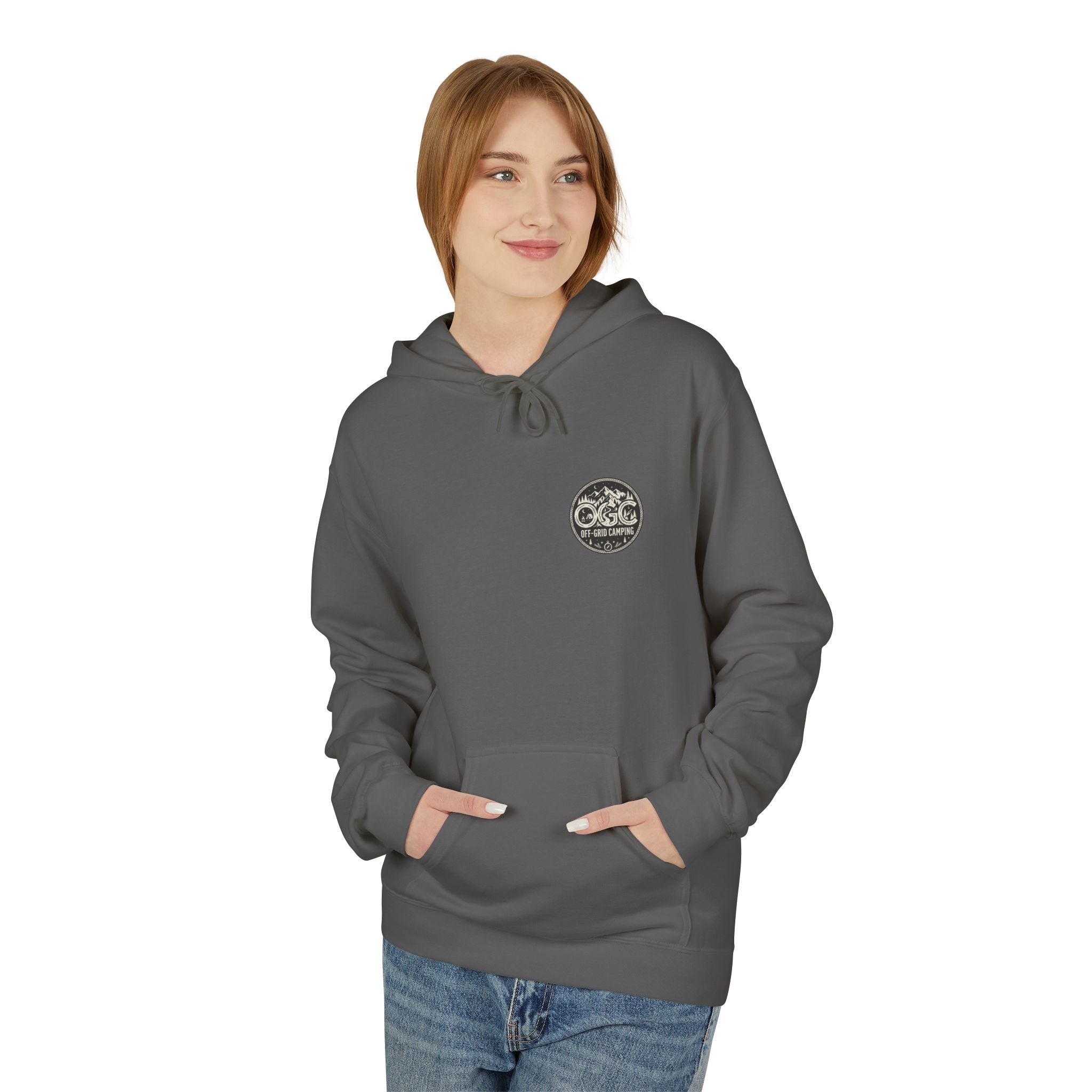 Off-Grid Camping Hoodie — Adventure Patch Pullover