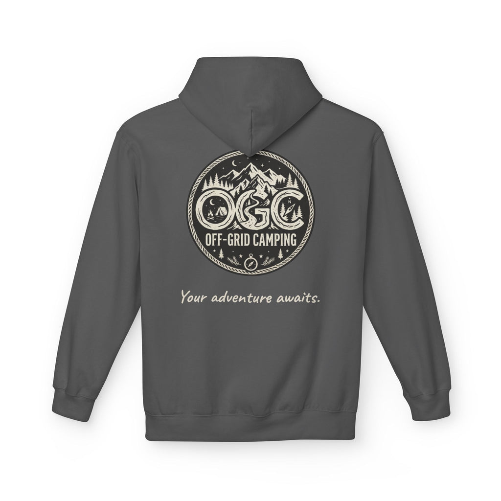 Off-Grid Camping Hoodie — Adventure Patch Pullover