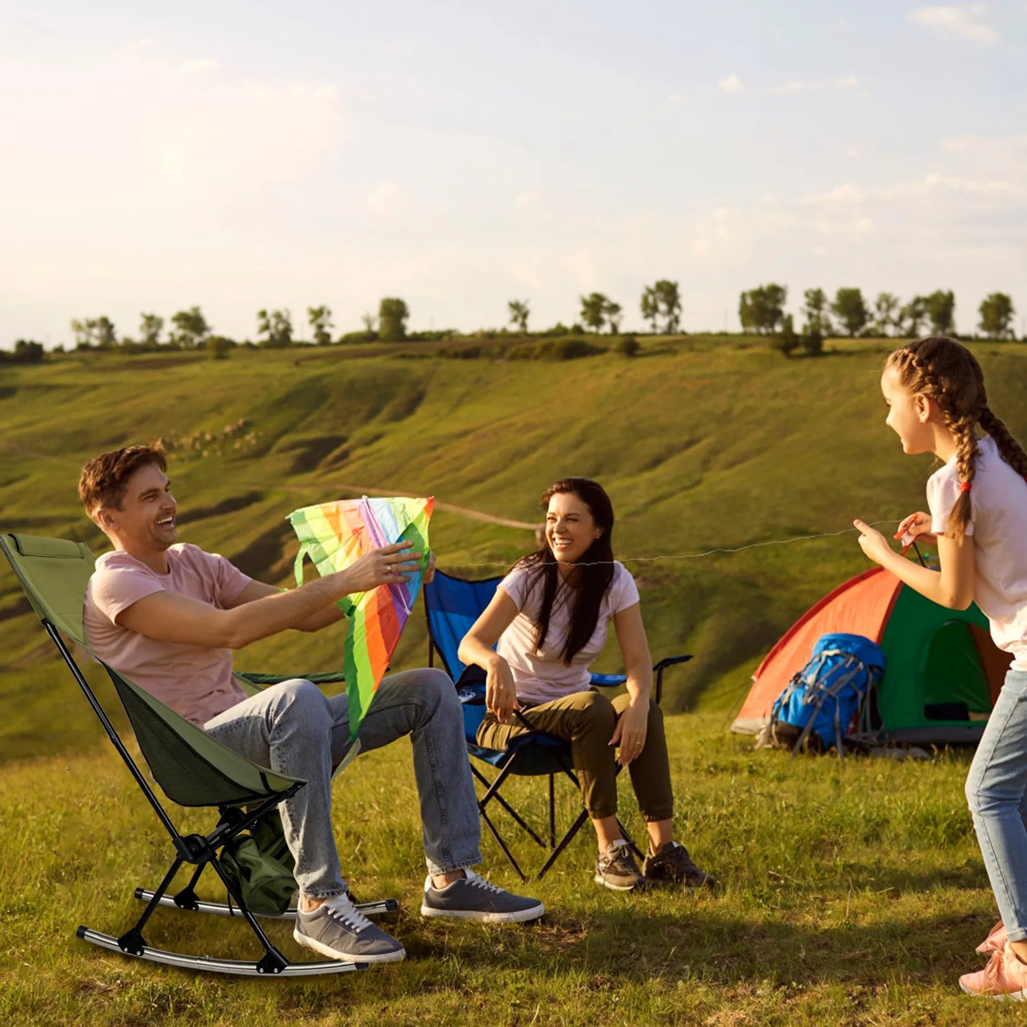 Portable Camping Rocking Chair