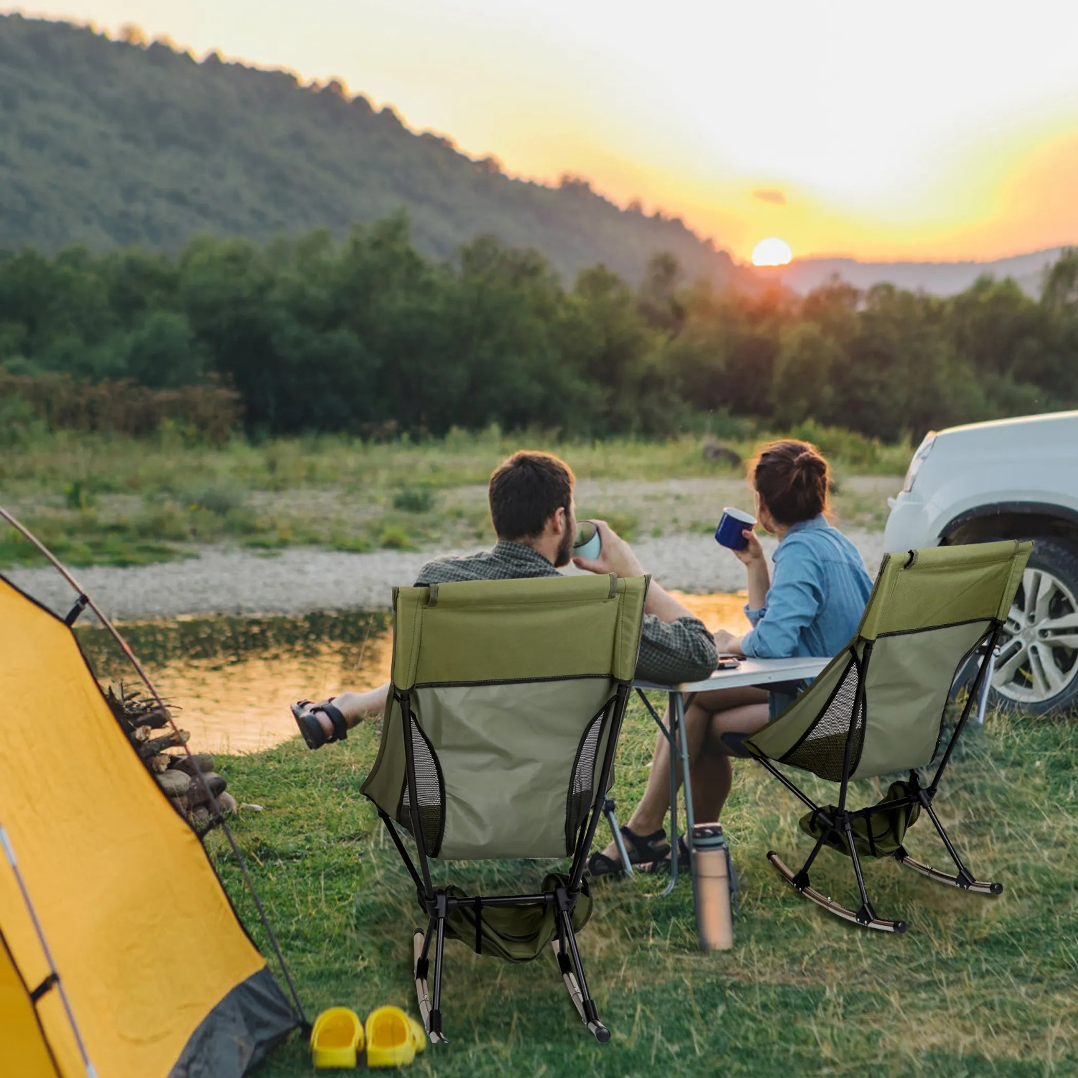 Portable Camping Rocking Chair