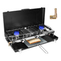 3 Burner Camping Stove 20000 BTU Portable Foldable Propane Stove