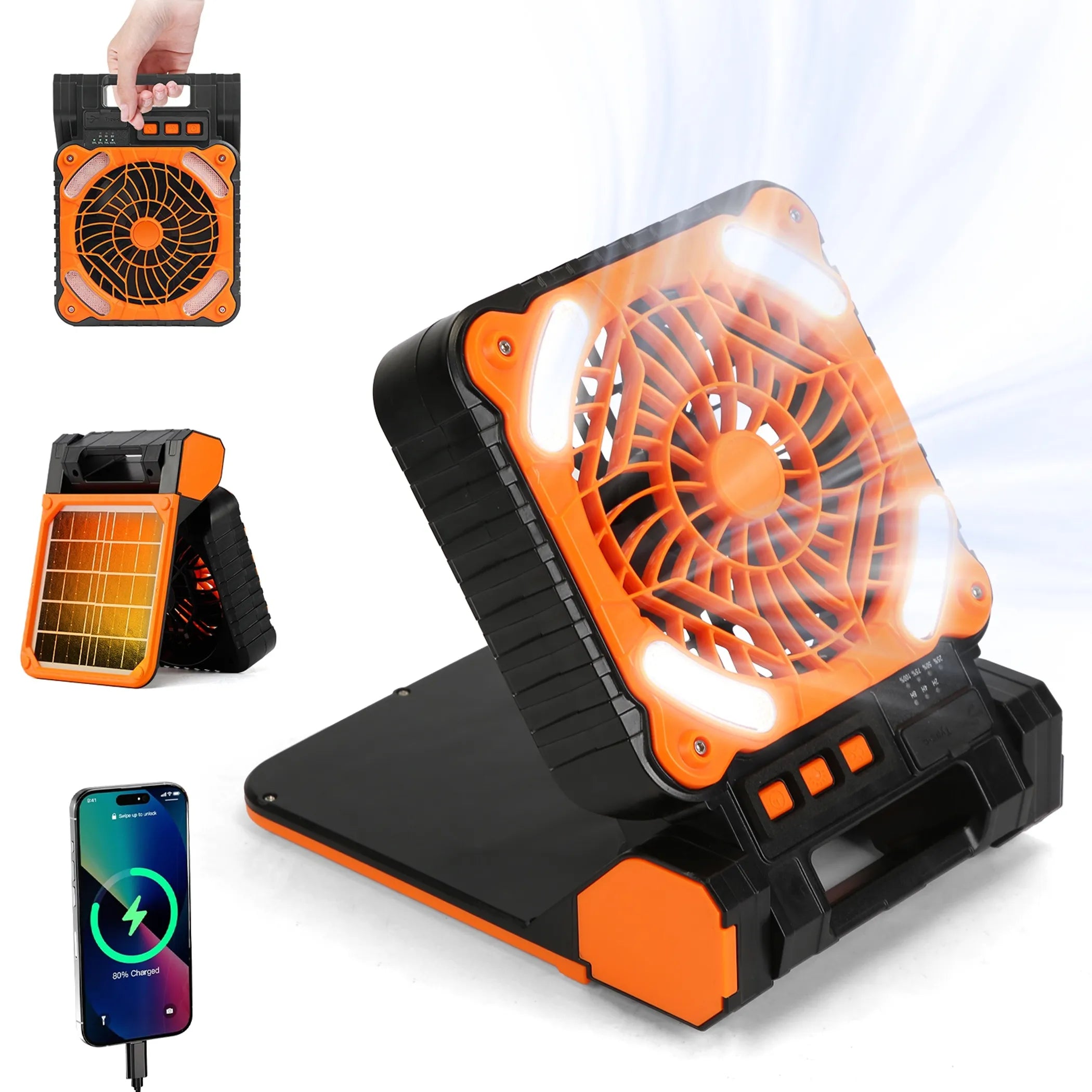 Solar Camping Fan