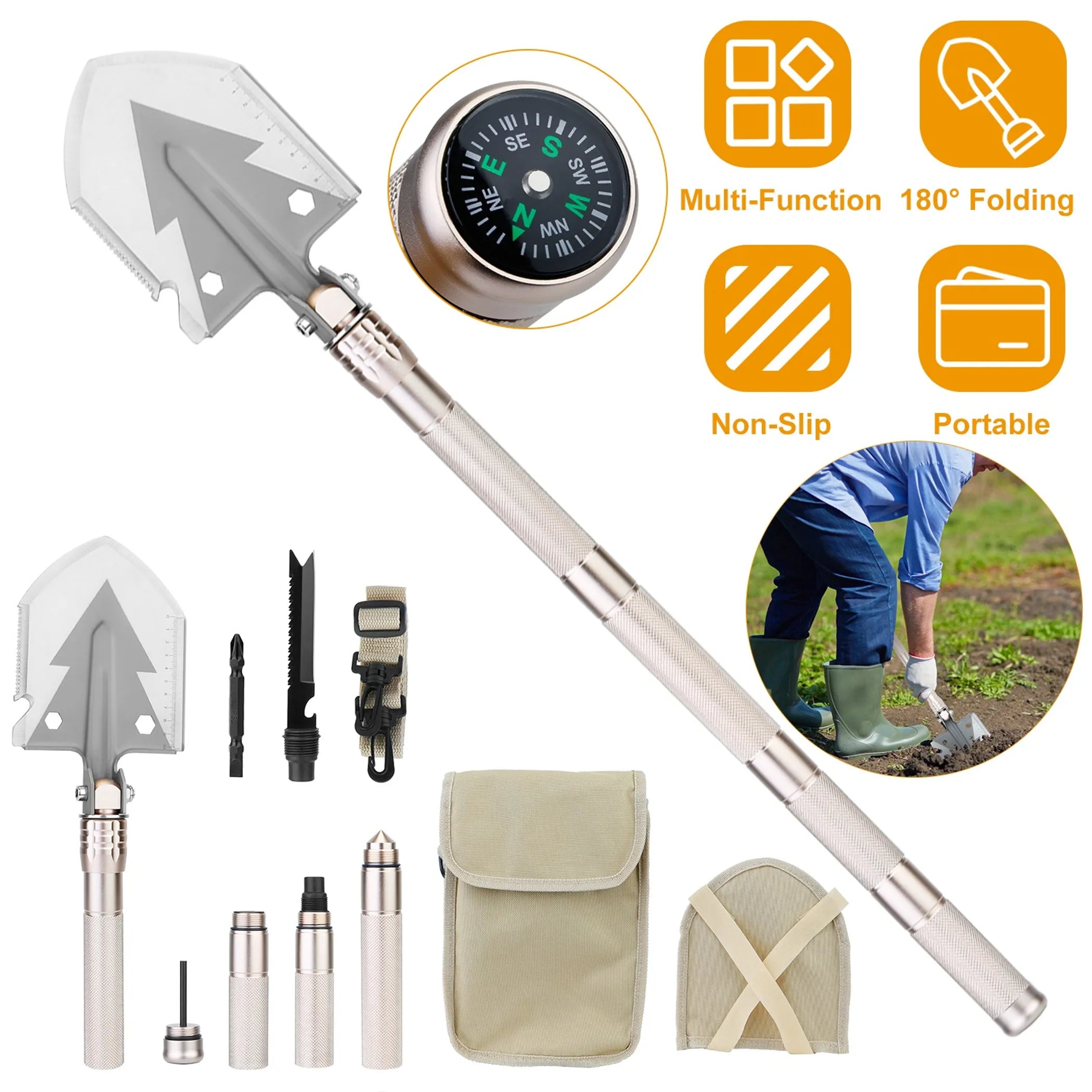 Military Folding Shovel