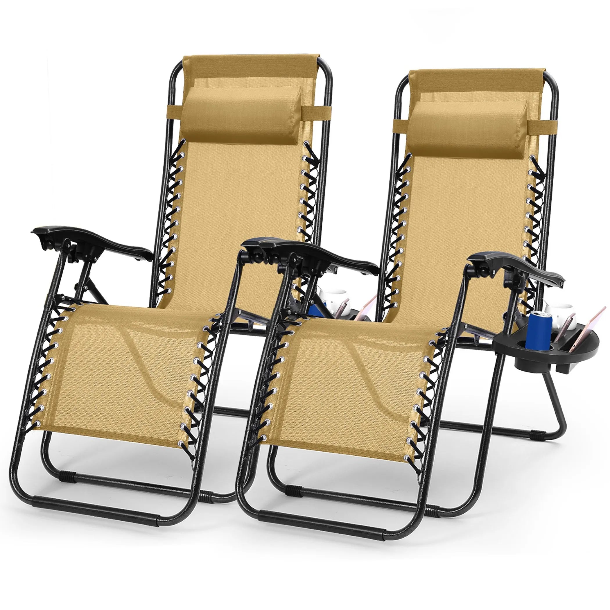 2Packs Zero Gravity Lounge Chair