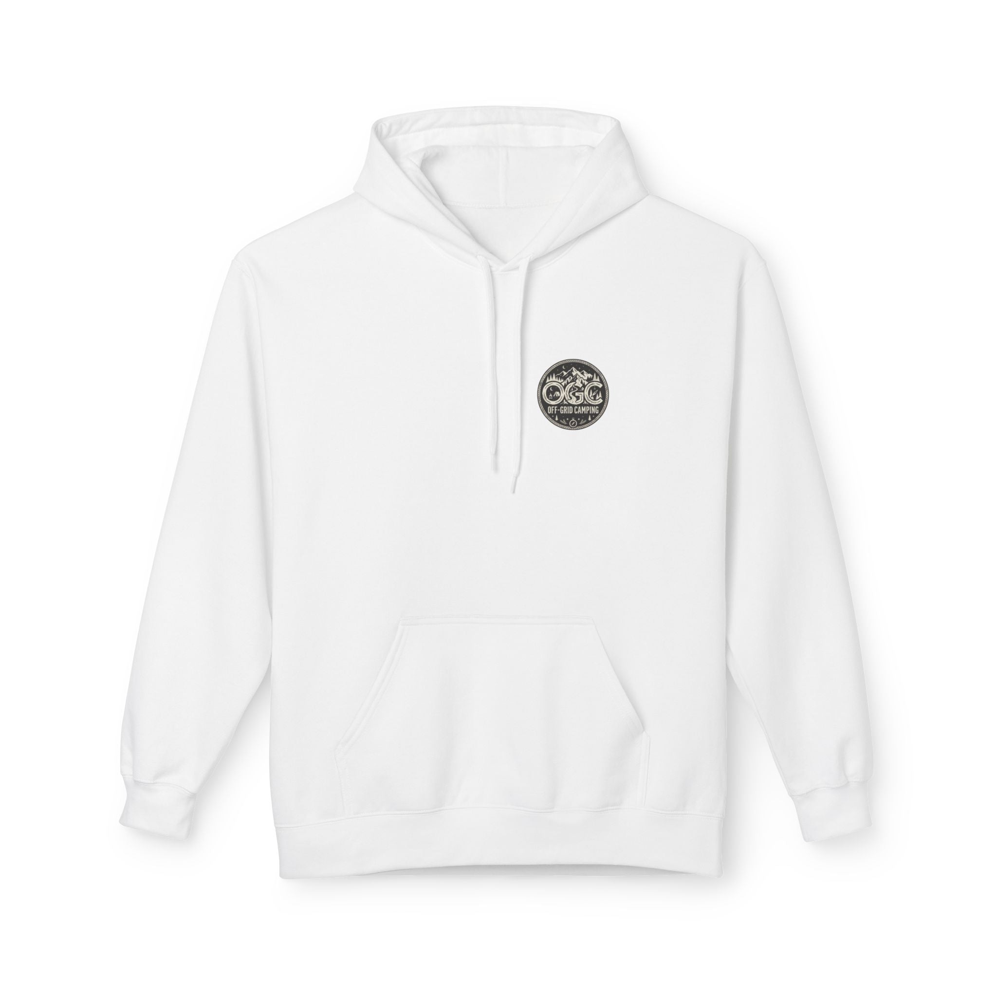 Off-Grid Camping Hoodie — Adventure Patch Pullover