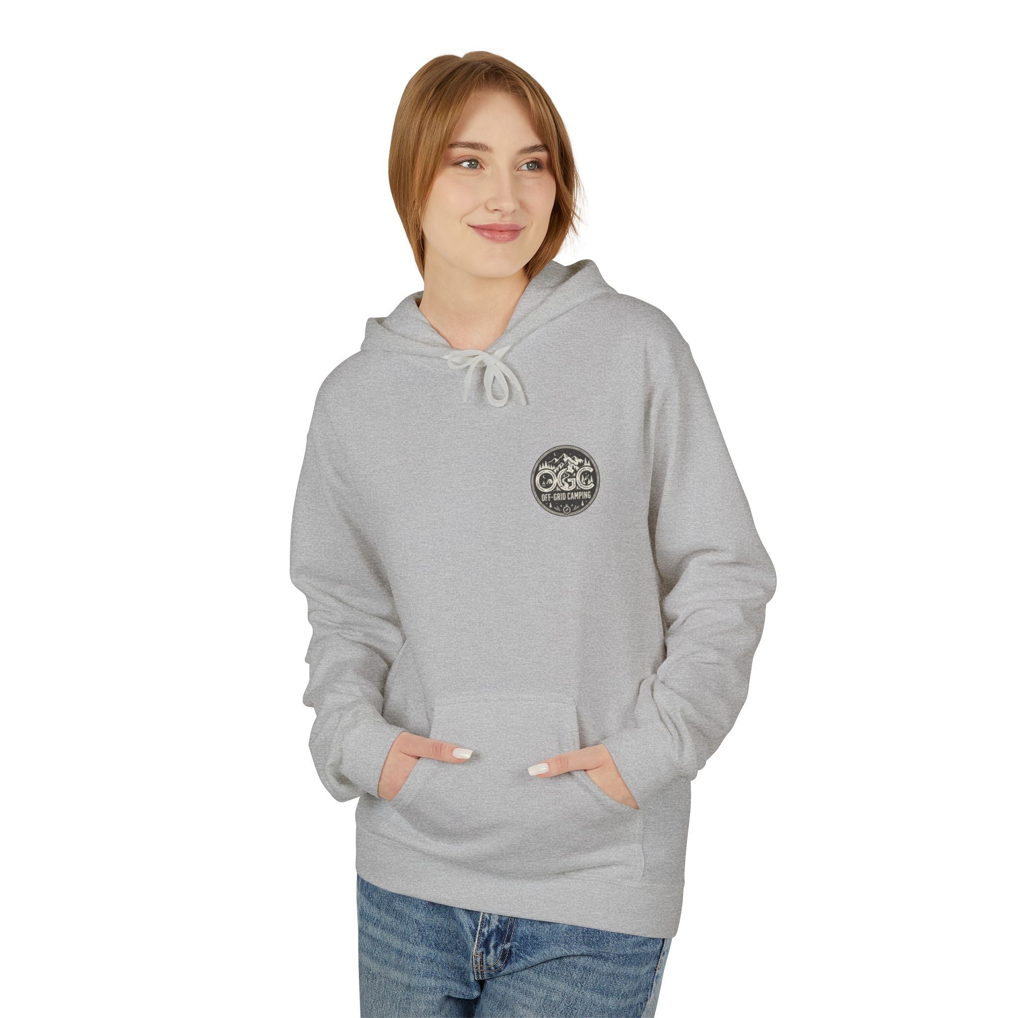 Off-Grid Camping Hoodie — Adventure Patch Pullover