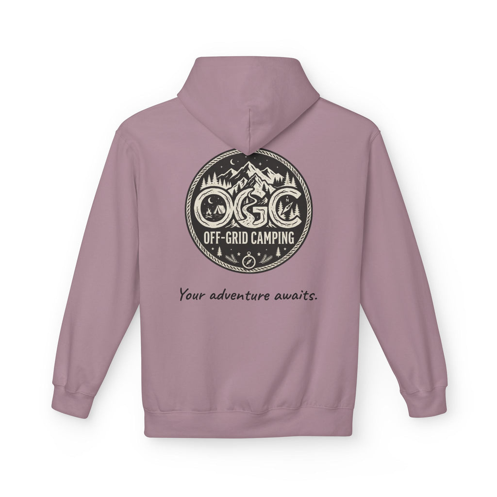 Off-Grid Camping Hoodie — Adventure Patch Pullover
