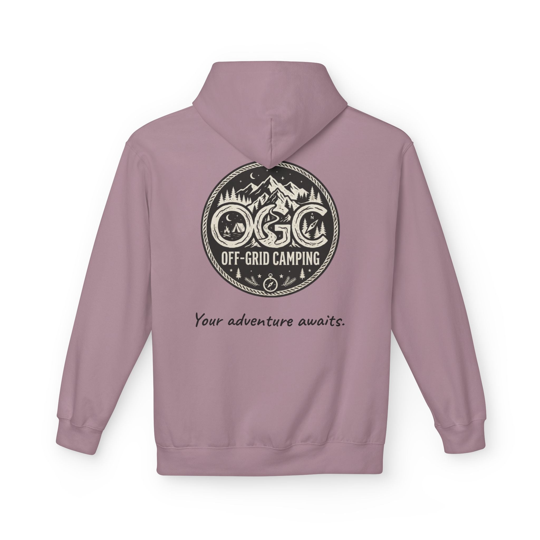 Off-Grid Camping Hoodie — Adventure Patch Pullover