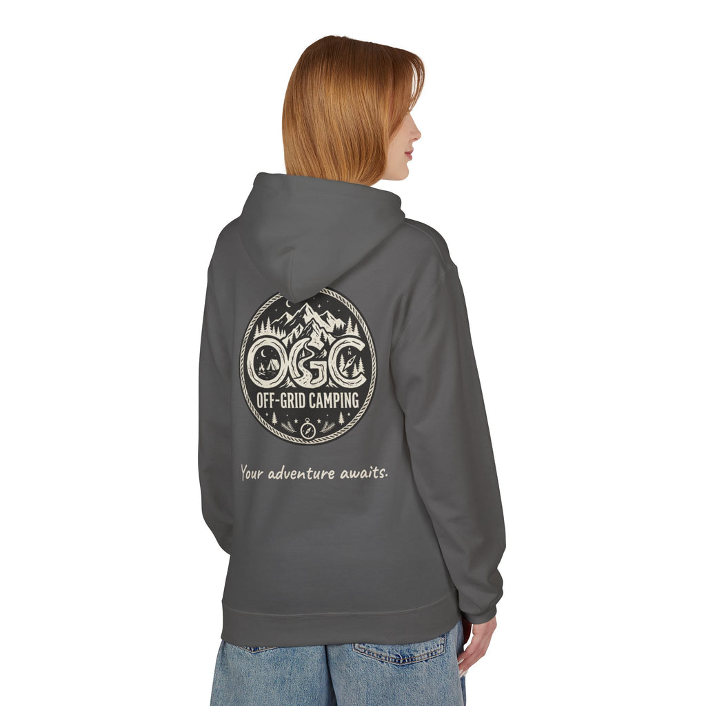 Off-Grid Camping Hoodie — Adventure Patch Pullover