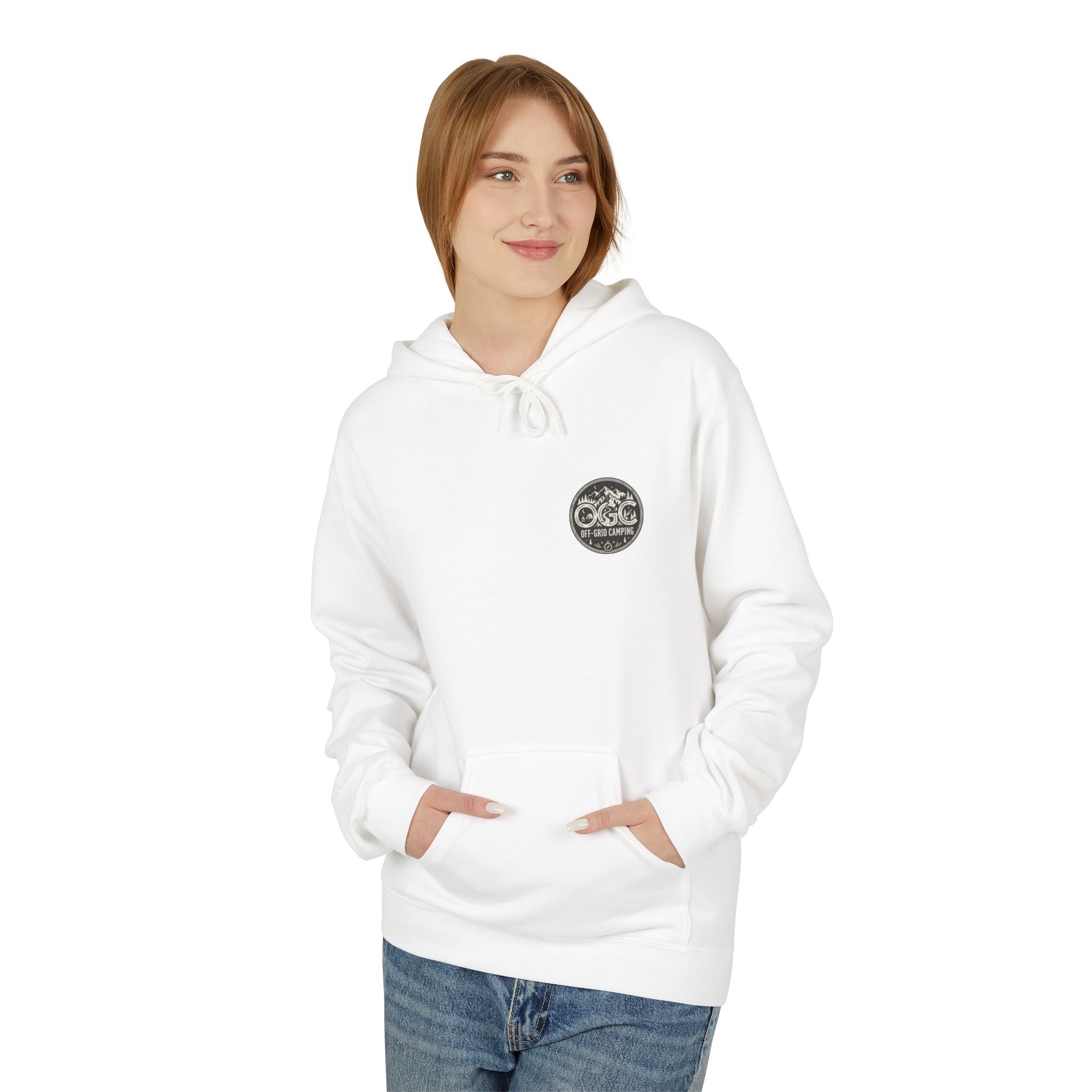 Off-Grid Camping Hoodie — Adventure Patch Pullover