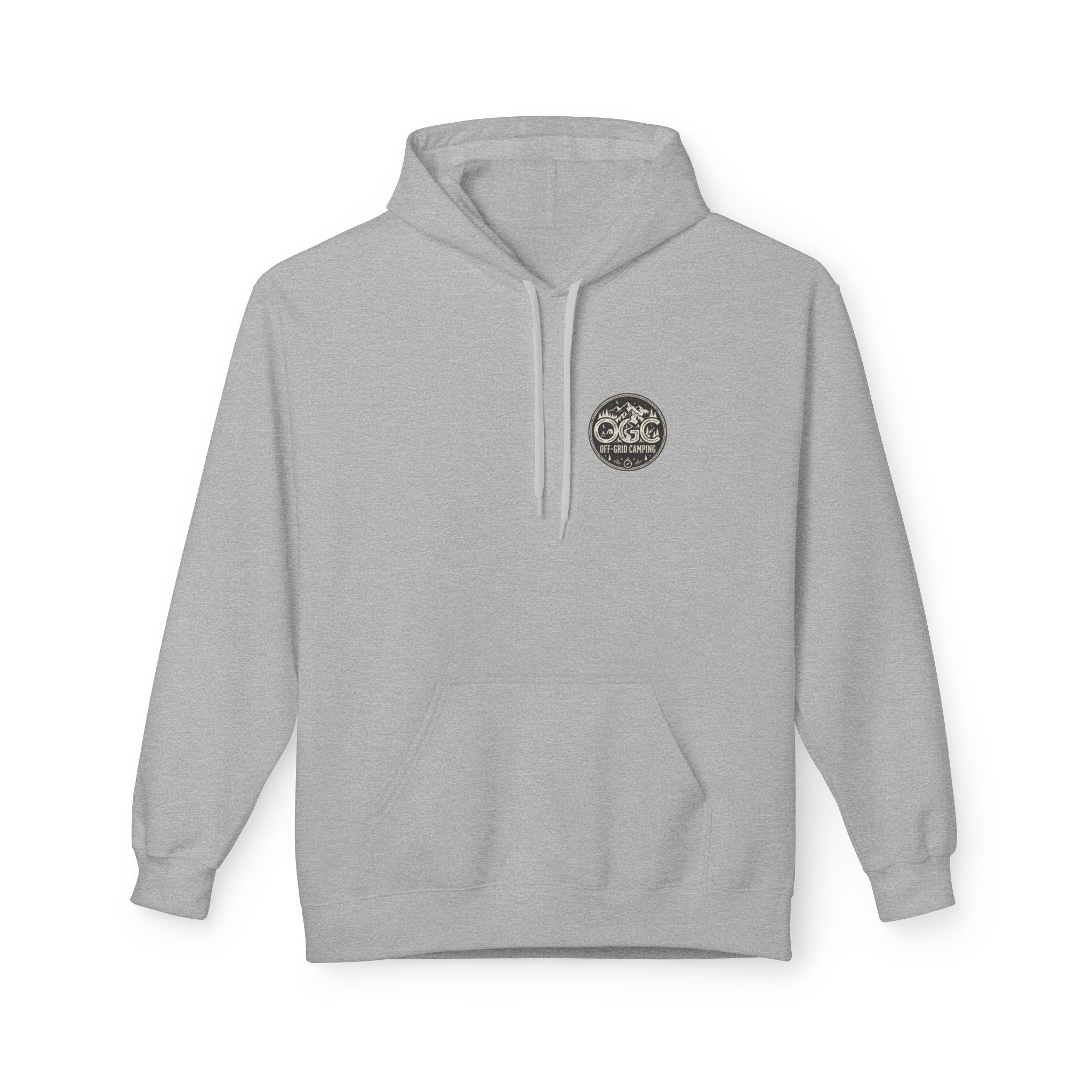 Off-Grid Camping Hoodie — Adventure Patch Pullover