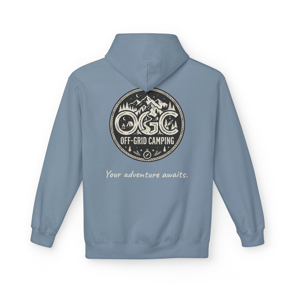 Off-Grid Camping Hoodie — Adventure Patch Pullover