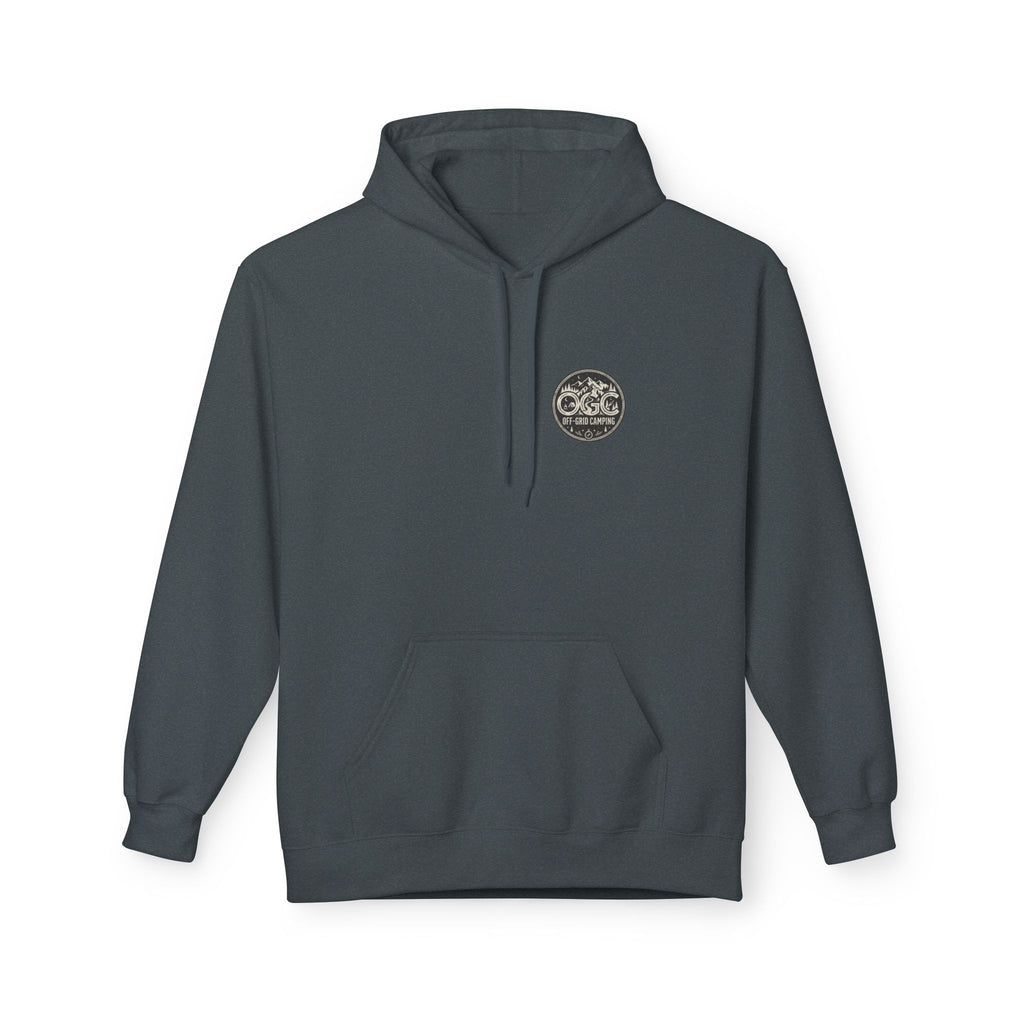 Off-Grid Camping Hoodie — Adventure Patch Pullover