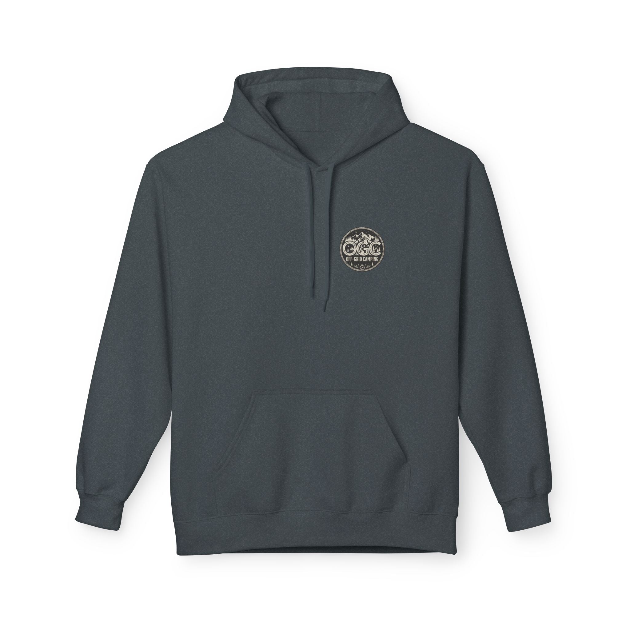 Off-Grid Camping Hoodie — Adventure Patch Pullover